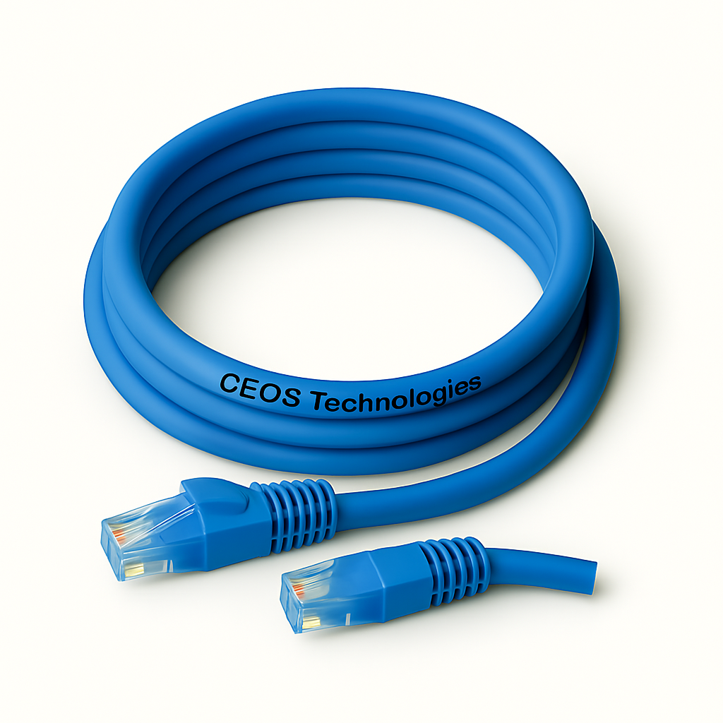 1M CAT Patchlead Blue